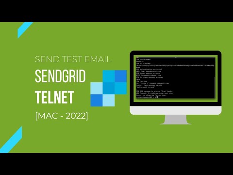 SendGrid Test Email using TELNET on Mac 2022