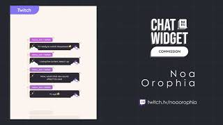Livechat CSS Showcase | Noa Orophia
