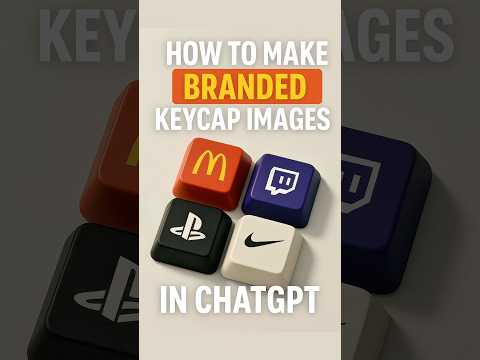 Making Iconic Brand Keycaps – ChatGPT Style! #shorts #chatgpt #chatgptprompts