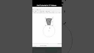 Repeating Objects Around Shapes in CorelDRAW #short