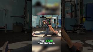 Ultimate Hamstring Stretch: Band Assisted Stretch #hamstrings #mobility #stretching