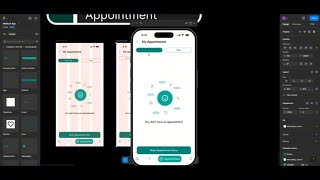 37: How to design appointment screen in Figma I Mobile App UI Design 2025