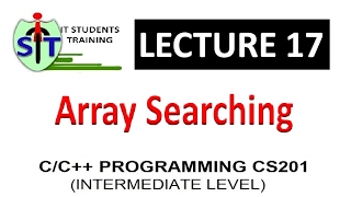 Array searching in C | Array searching in C++ | How to search a number from Array in C/C++
