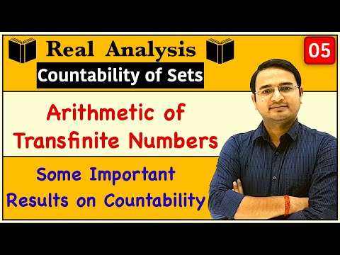 Arithmetic of Transfinite numbers | Some Important Results of Countability of Sets : lec-05