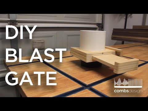 DIY Self Cleaning Blast Gates (Best DIY Design)