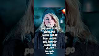 Luna reads your diary for a third time. #harrypotter #hogwarts #ynpovs #yn