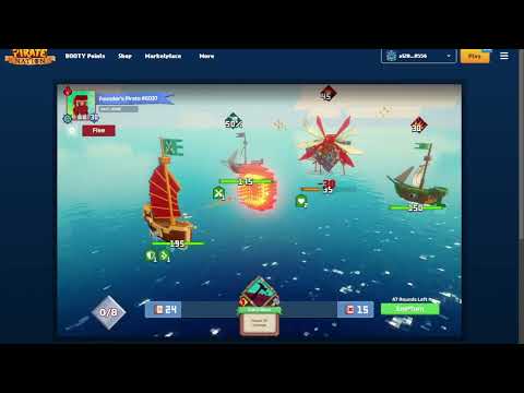 Pirate Nation Hard Mode: Pier Pressure 6/25 ~ Evasion30 Sloop3 Deckbuild + Full Clear