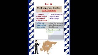 Part 14/ WORLD GEOGRAPHY #7continents #upsc #fpsc #geograpgy #gk #cssmcqs #spsc #education #pmsexams