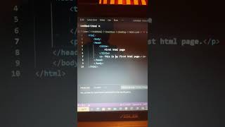 first html code!!