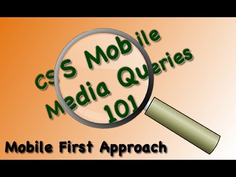 Overview and Demo CSS Media Query Mobile First Responsive Design