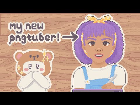 Drawing a Pixel Art Character in Pixquare to make my PNGtuber in Veadotube Mini