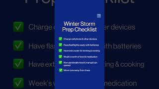 Checklist: Essential Tips Ahead of Winter Storm Fern