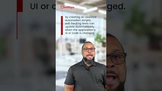 Explain the concept of self-healing tests in AI-based automation.
