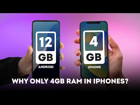 WHY iPhones need only 4GB of RAM?