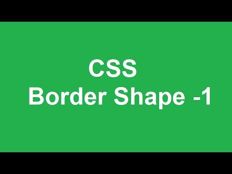 Css Border Shape in Bangla | Part 1