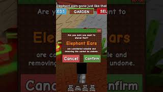 I just accidentally deleted the rarest seed in grow a garden #growagarden #roblox￼