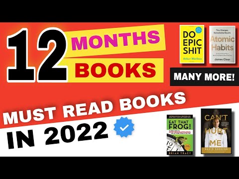 MUST READ BOOKS IN 2022|12 MONTHS 12 BOOKS|MUST READ BOOKS FOR COLLEGE STUDENTS #mustreadbook #books
