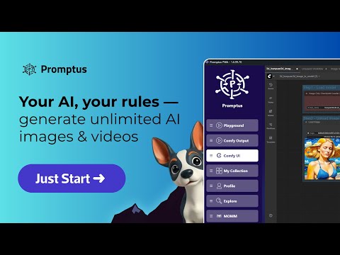 Unlimited AI Image and Video Generation — Own ComfyUI for just $49