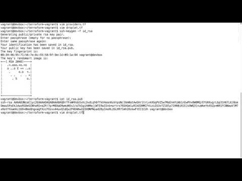 Using Terraform to launch droplets on DigitalOcean