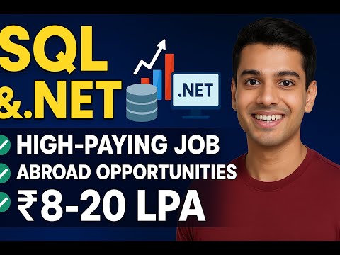 💰 SQL & .NET = High-Paying Jobs! 💼 Earn ₹20 LPA+ | Global Career Growth 🌍