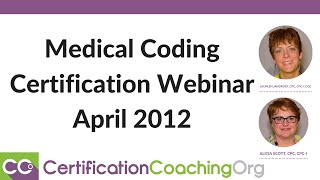 Medica Coding Certification Webinar April 2012