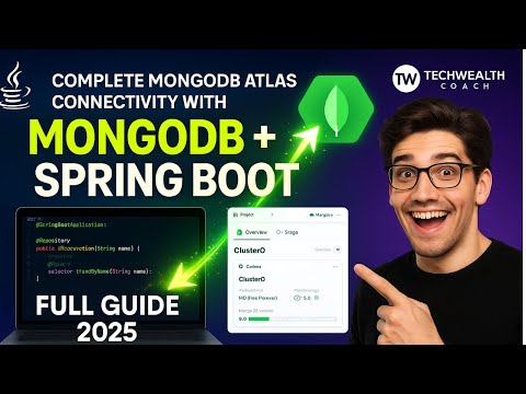 Spring Boot + MongoDB Atlas Full Guide 2025 | Connect, CRUD & Deploy Like a Pro!