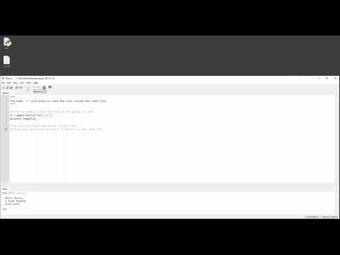Reading Text in a Text File using Python