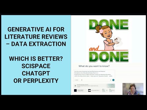 Literature reviews: How to use free generative AI to extract data for your summary table