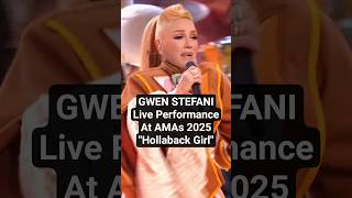 Gwen Stefani rocks the AMAs 2025 #hollabackgirl