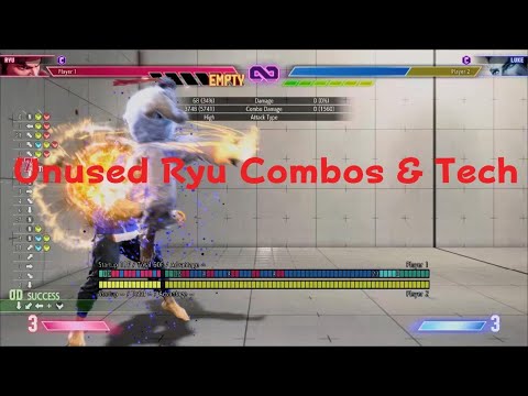 SF6 Ryu - Unused Tech
