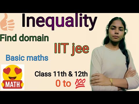 how to solve inquality finding domain#IIT jee#Basic maths #How to Identify Domain Inequality#value M