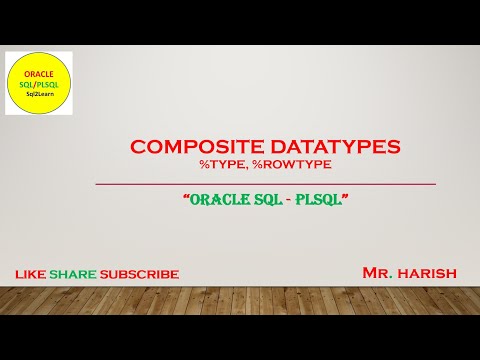 Oracle PLSQL Composite Datatypes