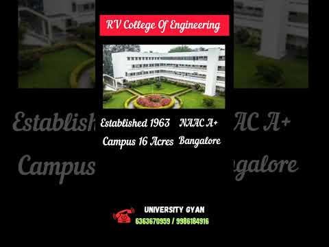RV College Of Engineering | RVCE Bangalore | Comedk |