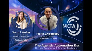 SAICTA  Masterclass Session 1: The Agentic Automation Era