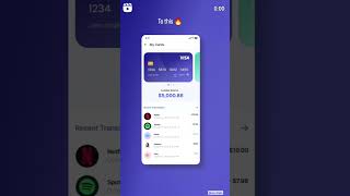 From Lo-fi to Hi-fi 🔥Card management App UI design!!