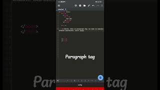 paragraph tag