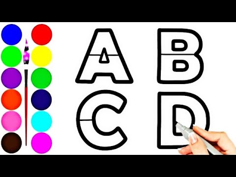 ABCD rhymes, a for apple b for ball, learn alphabets, abcd, a for apple b for 🏀