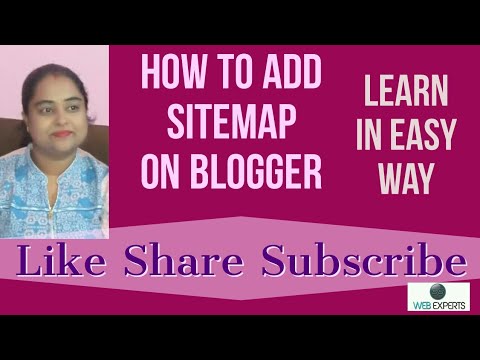 How to add Sitemap to Blogger/ What are Sitemaps/ Part 2