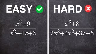 Easy Vs Hard Simplifying Rational Expressions