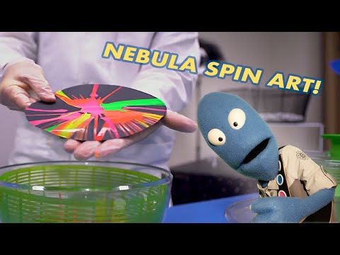 Seminole Space Science: Nebula Spin Art