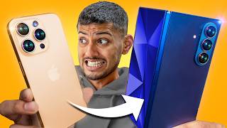 I Tried Switching from iPhone to Samsung Galaxy Z Fold7 !