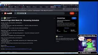 HackerFrogs Free Hack (HTB Unified), then Hack Dev (Edu Game Brainstorm)