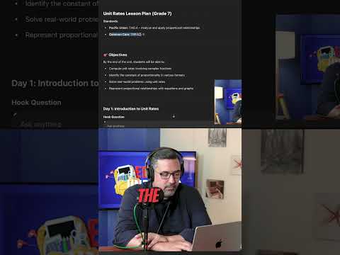 ChatGPT Lesson Planning in Real Time! How Does it Do? #shorts #edtech #chatgpt #lessonplanning