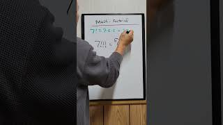 How Calculate 7!!! factorial #maths #mathematics #math #mathematic #factorial