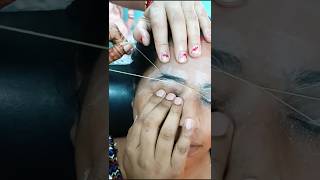 Threading kaise kare ghar par #threading #threadingwork #threadingtutorial #shorts #trending