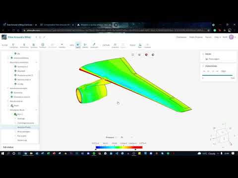 Computational Fluid Dynamics [CFD] test on aerofoil