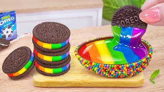 OREO with Kinder Cake🌈 Wonderful Miniature OREO Chocolate Cake Decorating Recipe🌈Mini Cakes