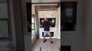 I could live in this massive camper.    located @campingworld #motorhometour #camper #rvlife