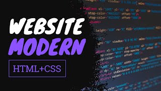 Build a Modern Website from Scratch Using Pure HTML and CSS