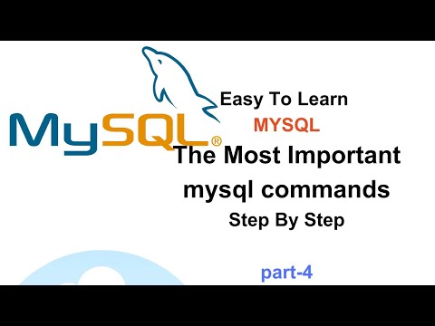 The Most Important MYSQL Commands||part-4||Easy to learn my sql||
